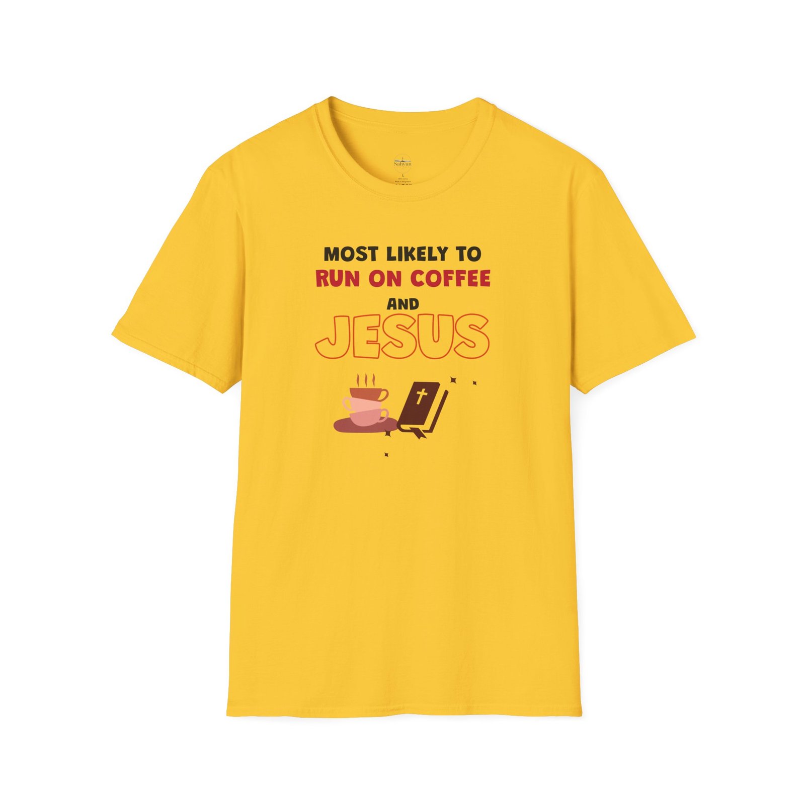 MLT Run on Coffee and Jesus T-Shirt - Image 13