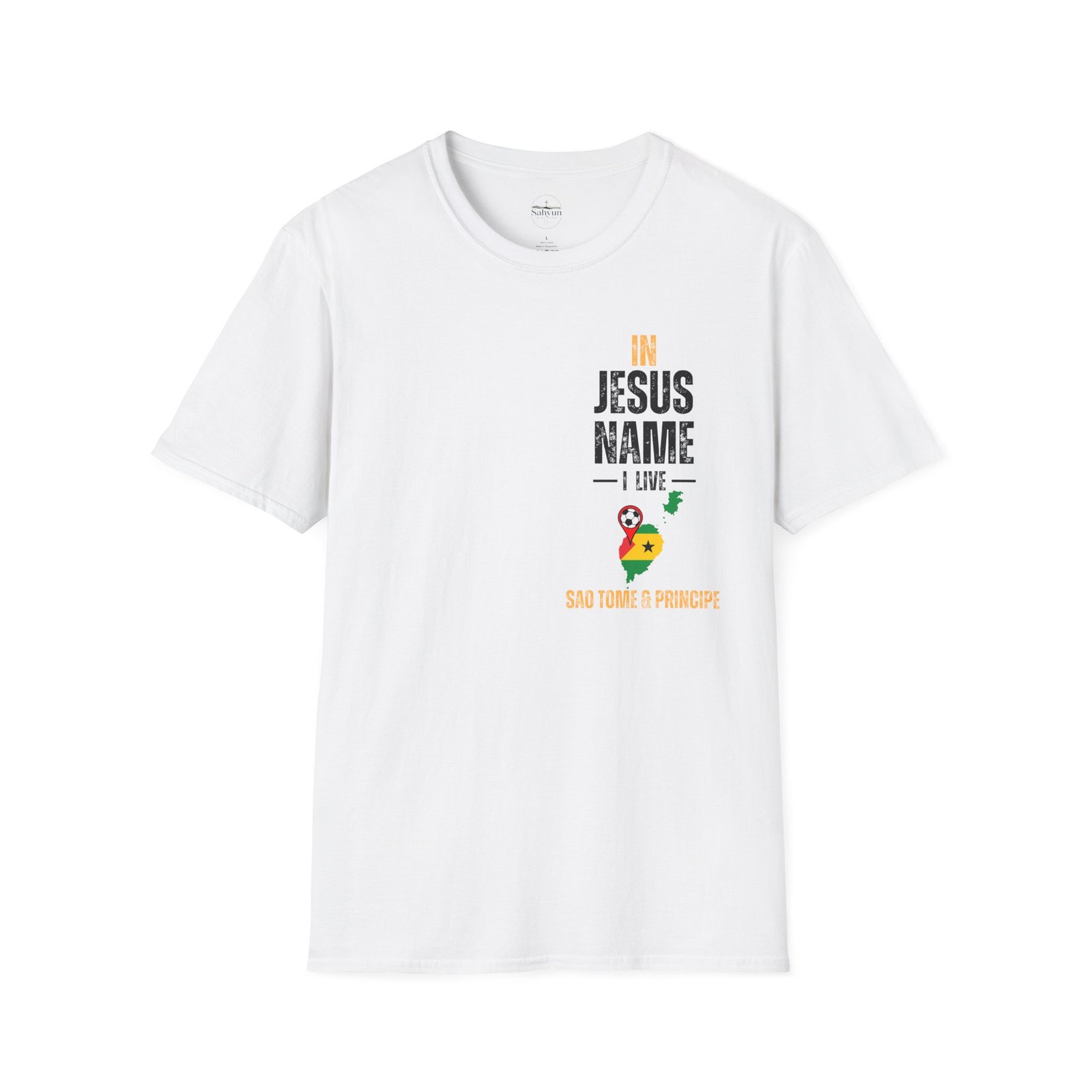 Sao Tome Game Day Jesus T-Shirt - Image 4