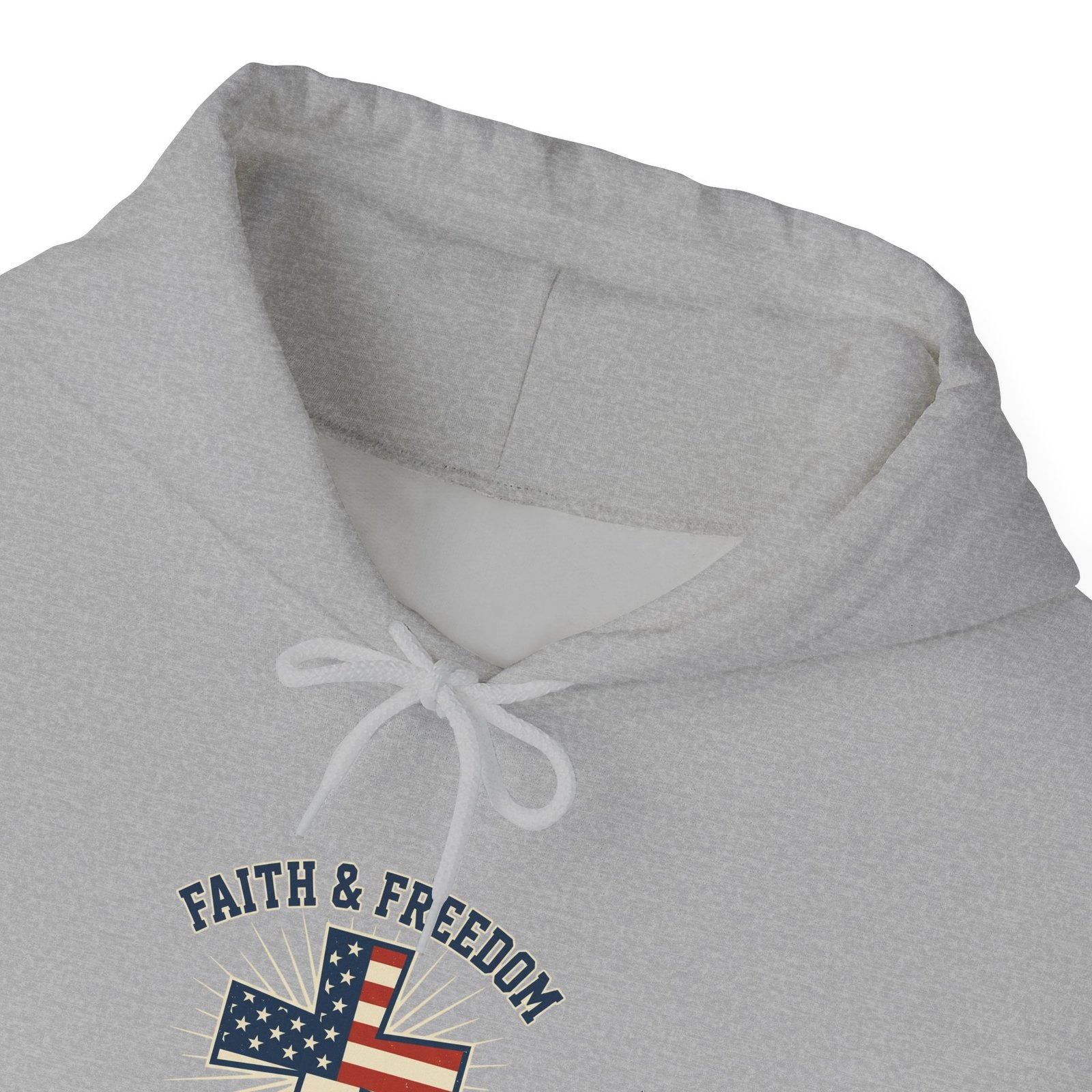 Faith & Freedom Flag Cross Hoodie | patriotic, faith-based, vintage Americana - Image 59