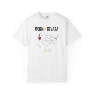 Born in Nevada T-Shirt — State Map Graphic Tee