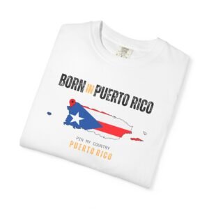 Born in Puerto Rico T-Shirt — Country Map Graphic Tee