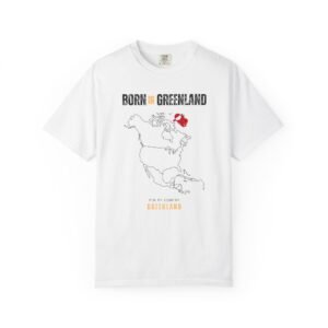 Born in Greenland T-Shirt — Country Map Graphic Tee