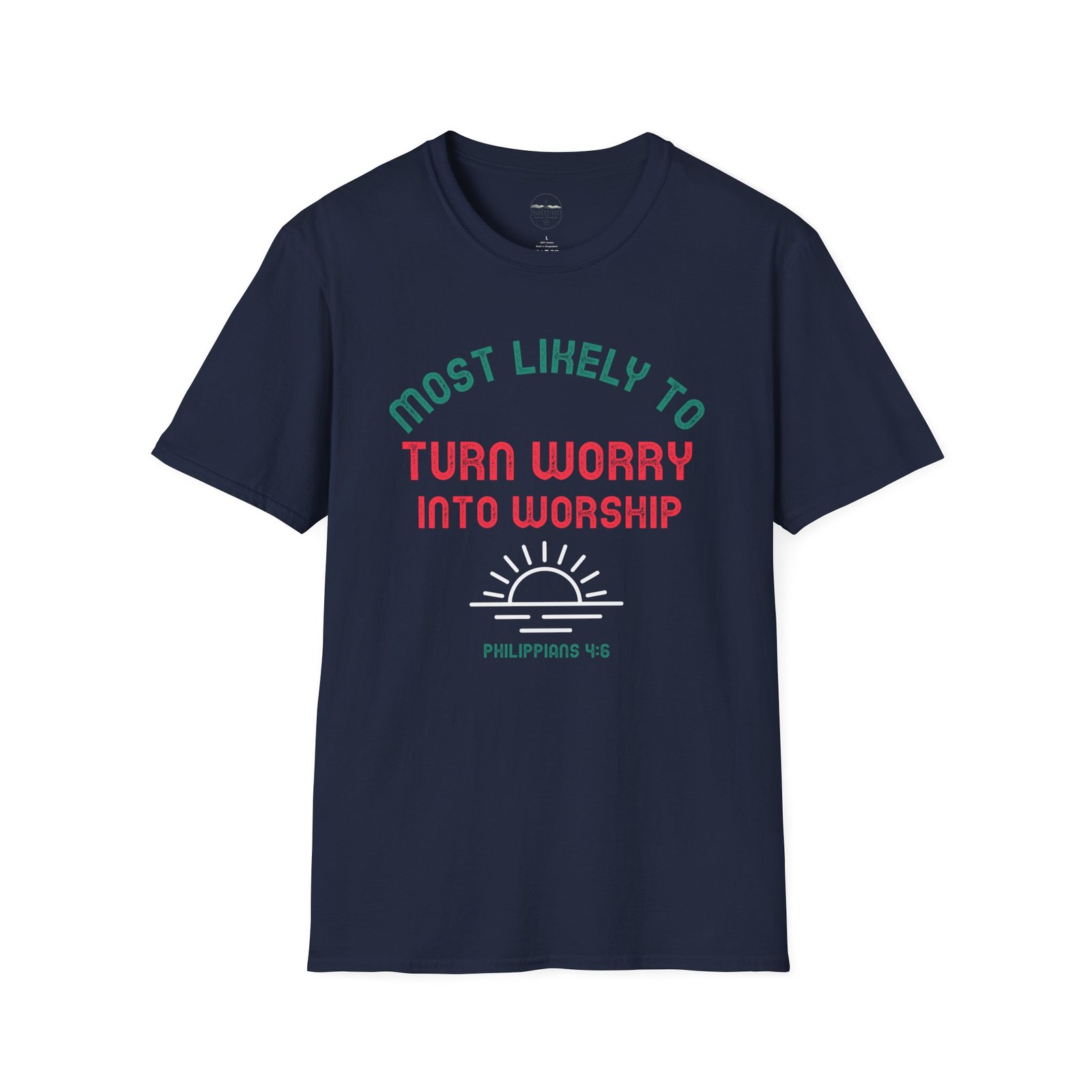 MLT Turn Worry into Worship' T-shirt - Image 23