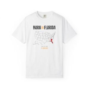 Born in Florida T-Shirt — State Map Graphic Tee