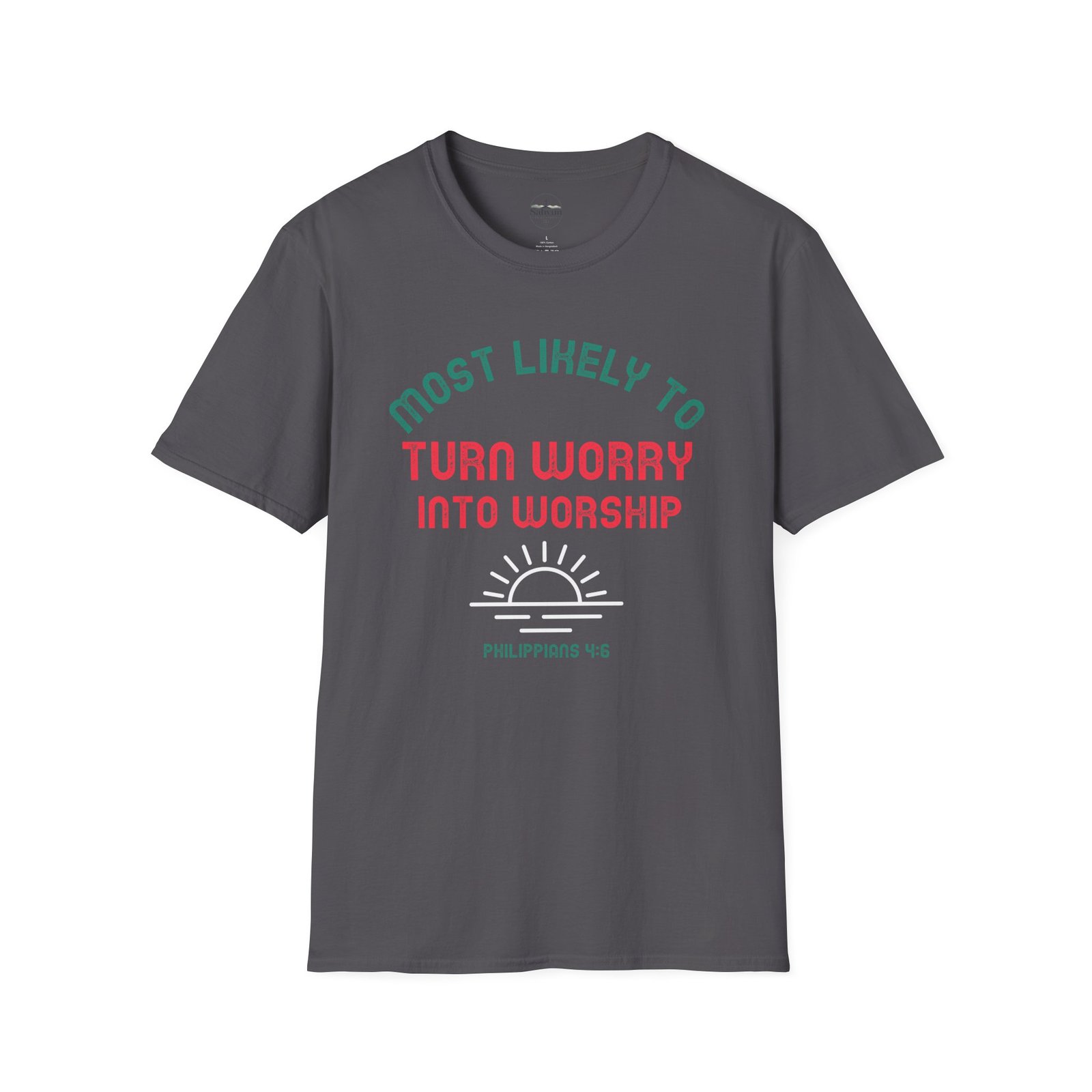 MLT Turn Worry into Worship' T-shirt - Image 19