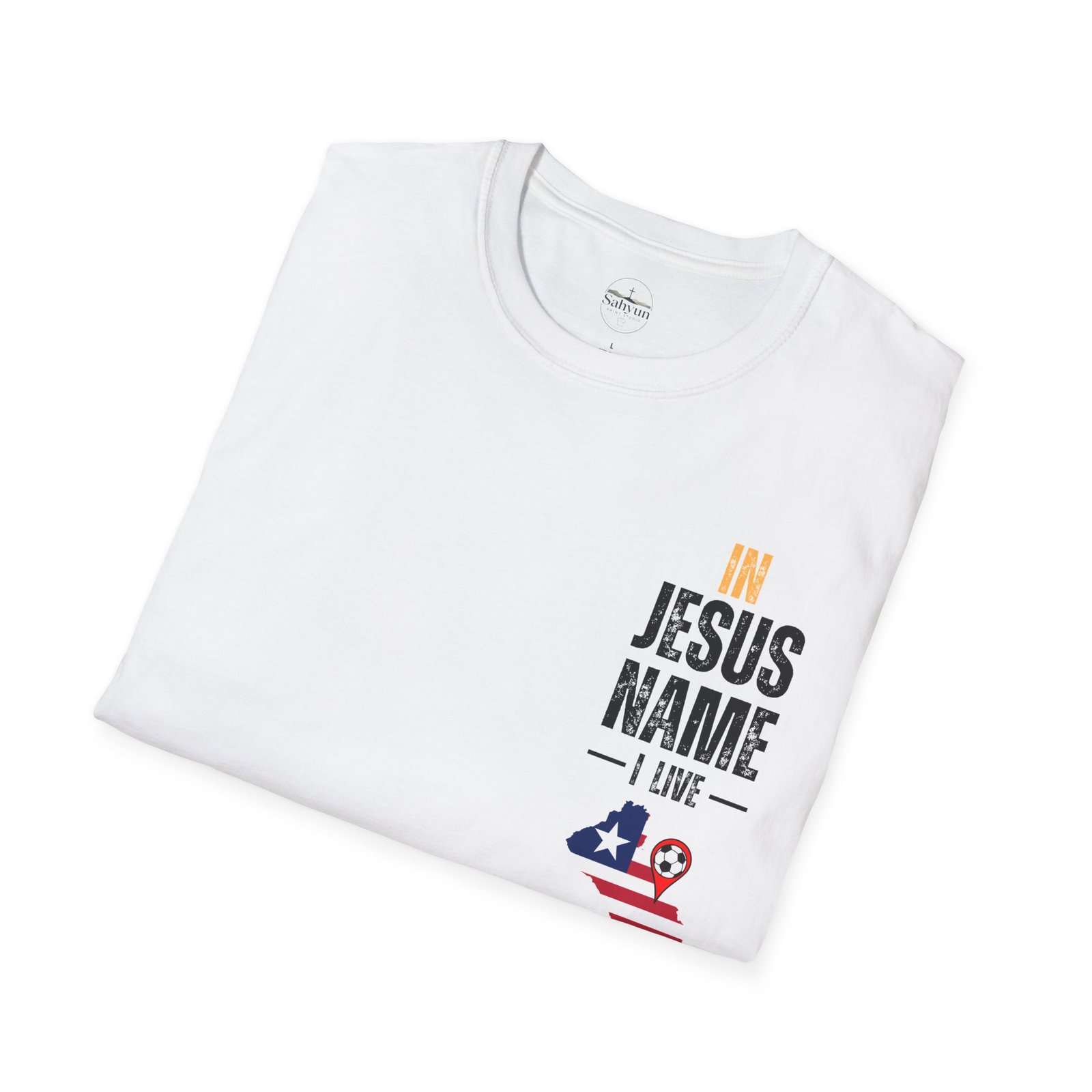 Liberia Game Day Jesus T-Shirt - Image 5