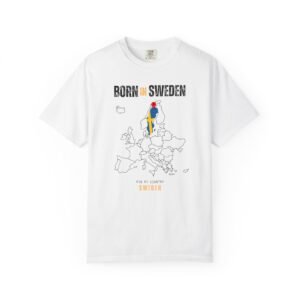 Born in Sweden T-Shirt — Country Map Graphic Tee