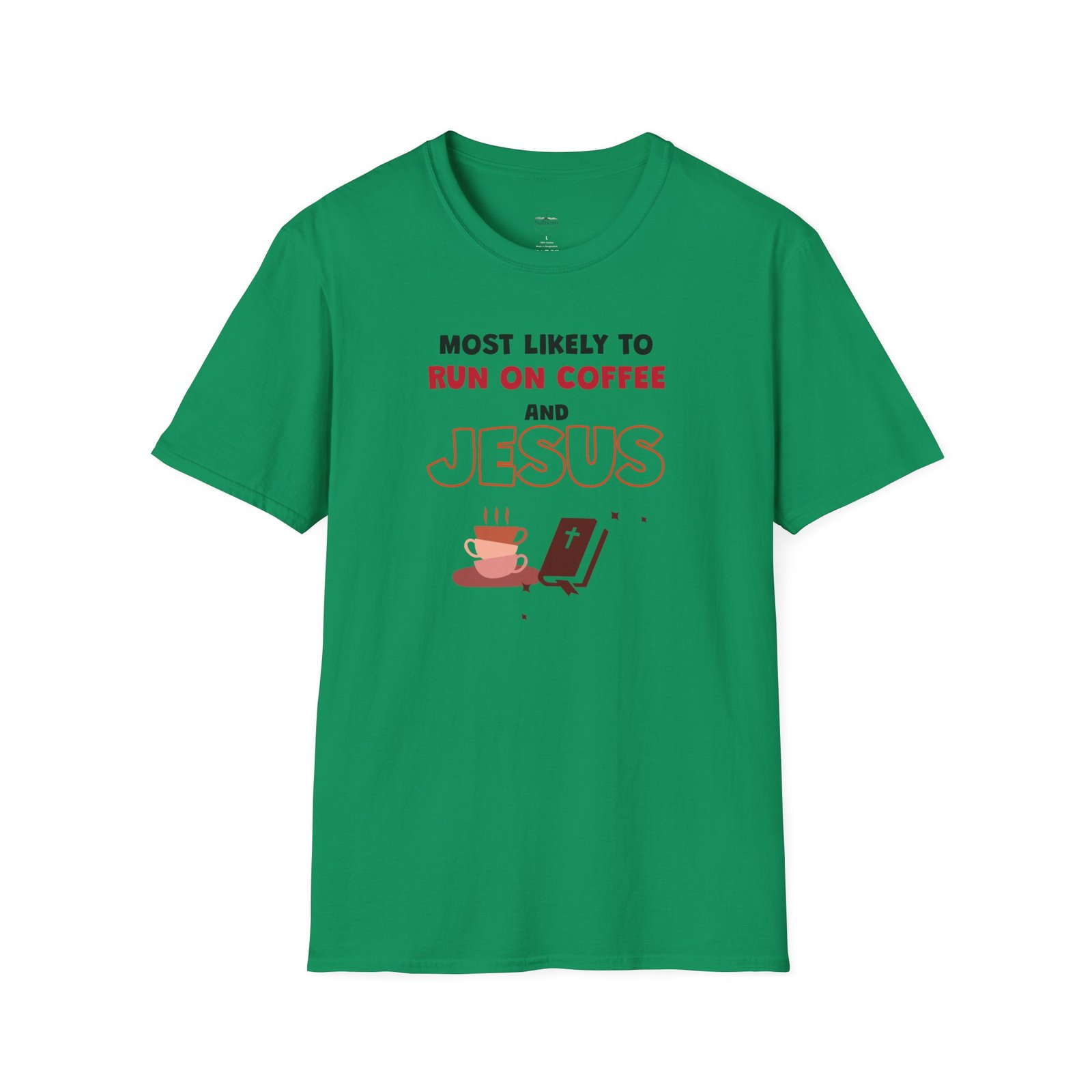 MLT Run on Coffee and Jesus T-Shirt - Image 18