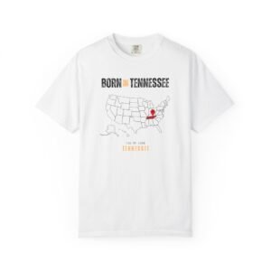 Born in Tennessee T-Shirt — State Map Graphic Tee