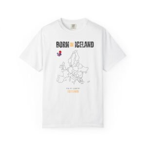 Born in Iceland T-Shirt — Country Map Graphic Tee