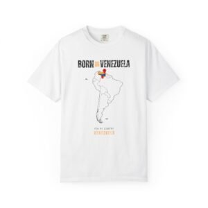 Born in Venezuela T-Shirt — Country Map Graphic Tee