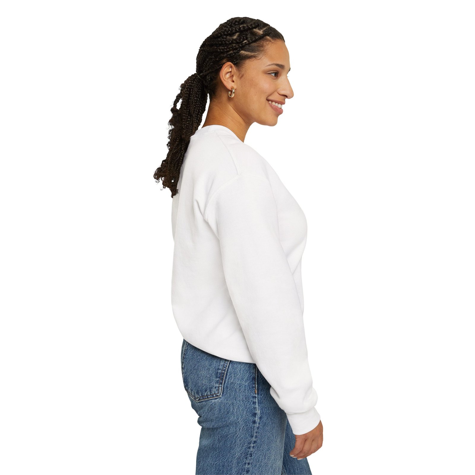 Faith & Freedom Cross Sweatshirt | Patriotic, Faith-based July 4th Vintage Americana - Image 12