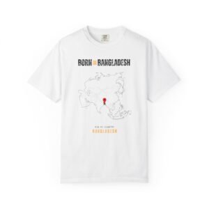 Born in Bangladesh T-Shirt — Country Map Graphic Tee