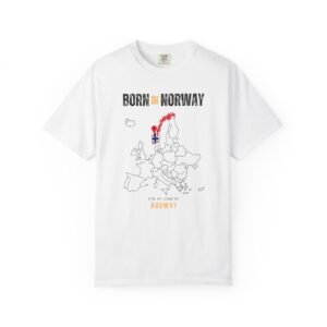Born in Norway T-Shirt — Country Map Graphic Tee