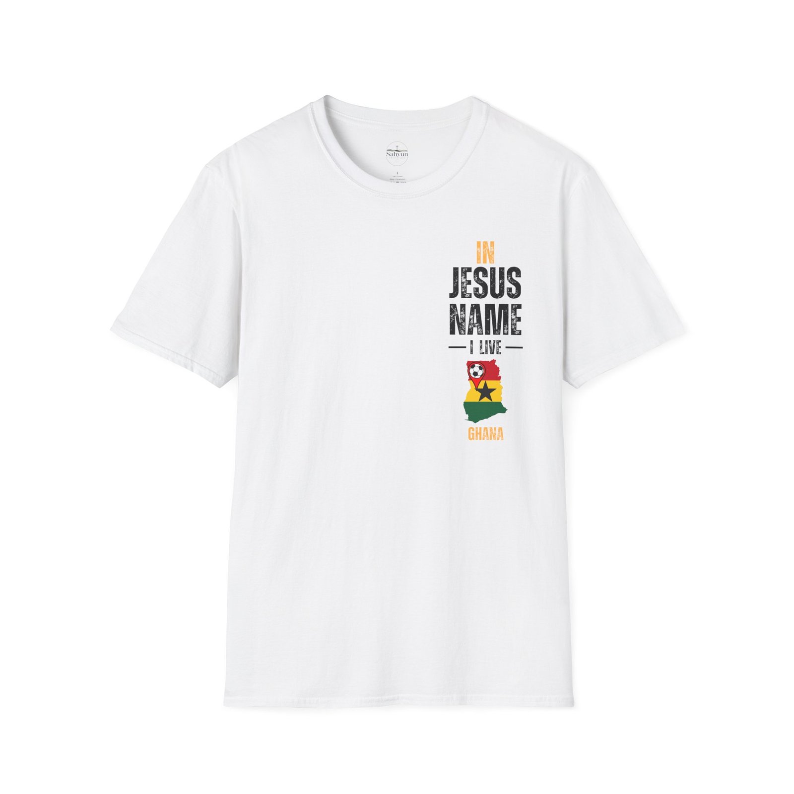 Ghana Game Day Jesus T-Shirt - Image 3