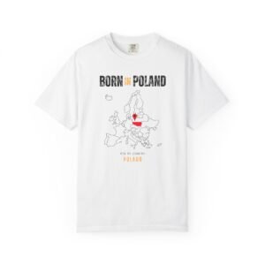 Born in Poland T-Shirt — Country Map Graphic Tee