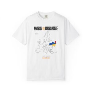 Born in Ukraine T-Shirt — Country Map Graphic Tee