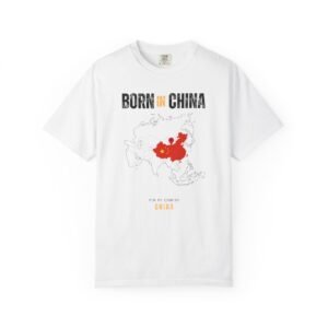 Born in China T-Shirt — Country Map Graphic Tee
