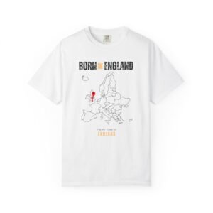Born in England T-Shirt — Country Map Graphic Tee