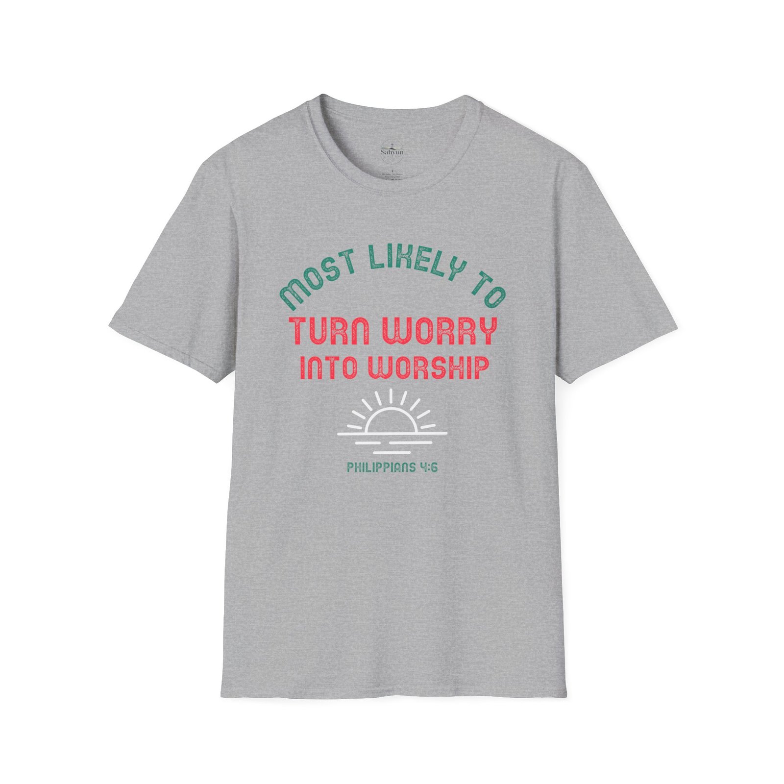 MLT Turn Worry into Worship' T-shirt - Image 7