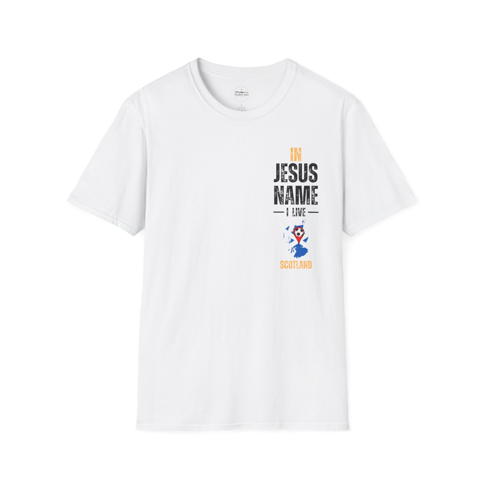Scotland Game Day Jesus T-Shirt - Image 3