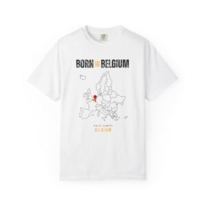 Born in Belgium T-Shirt — Country Map Graphic Tee