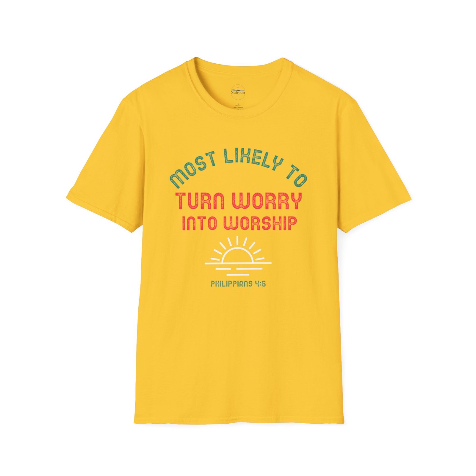 MLT Turn Worry into Worship' T-shirt - Image 11