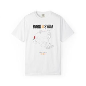 Born in Syria T-Shirt — Country Map Graphic Tee