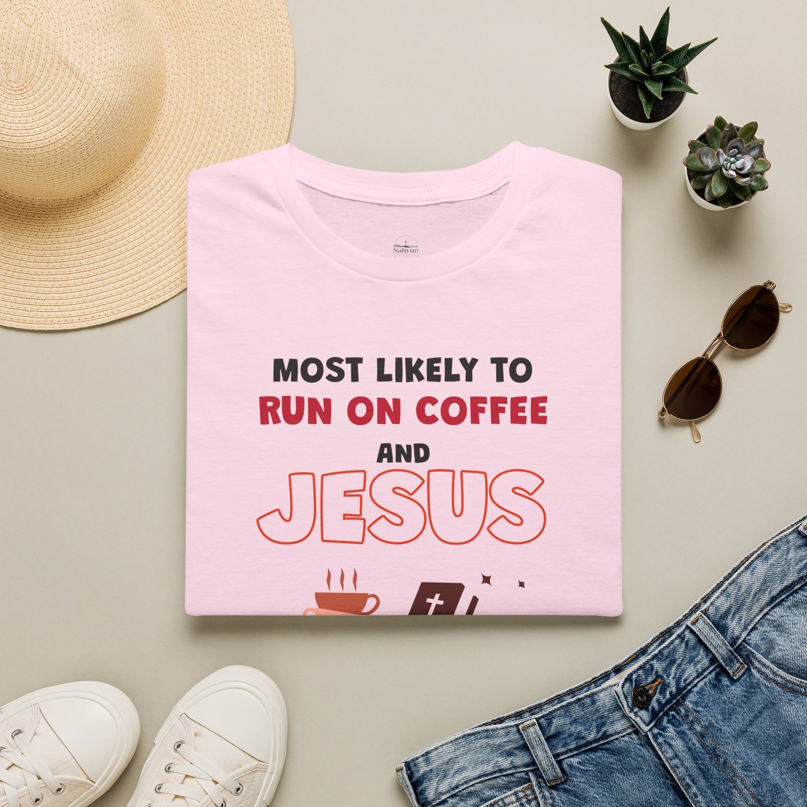 MLT Run on Coffee and Jesus T-Shirt - Image 21