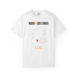 Born in Sri Lanka T-Shirt — Country Map Graphic Tee