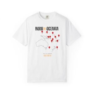 Born in Oceania T-Shirt — Country Map Graphic Tee
