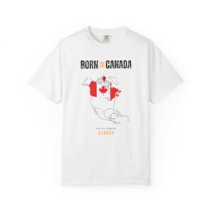 Born in Canada T-Shirt — Country Map Graphic Tee