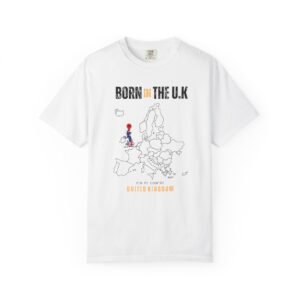 Born in The UK T-Shirt — Country Map Graphic Tee