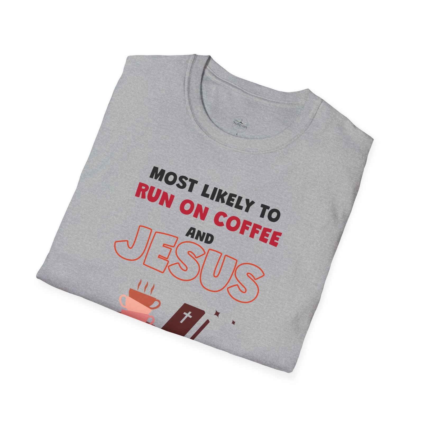 MLT Run on Coffee and Jesus T-Shirt - Image 10