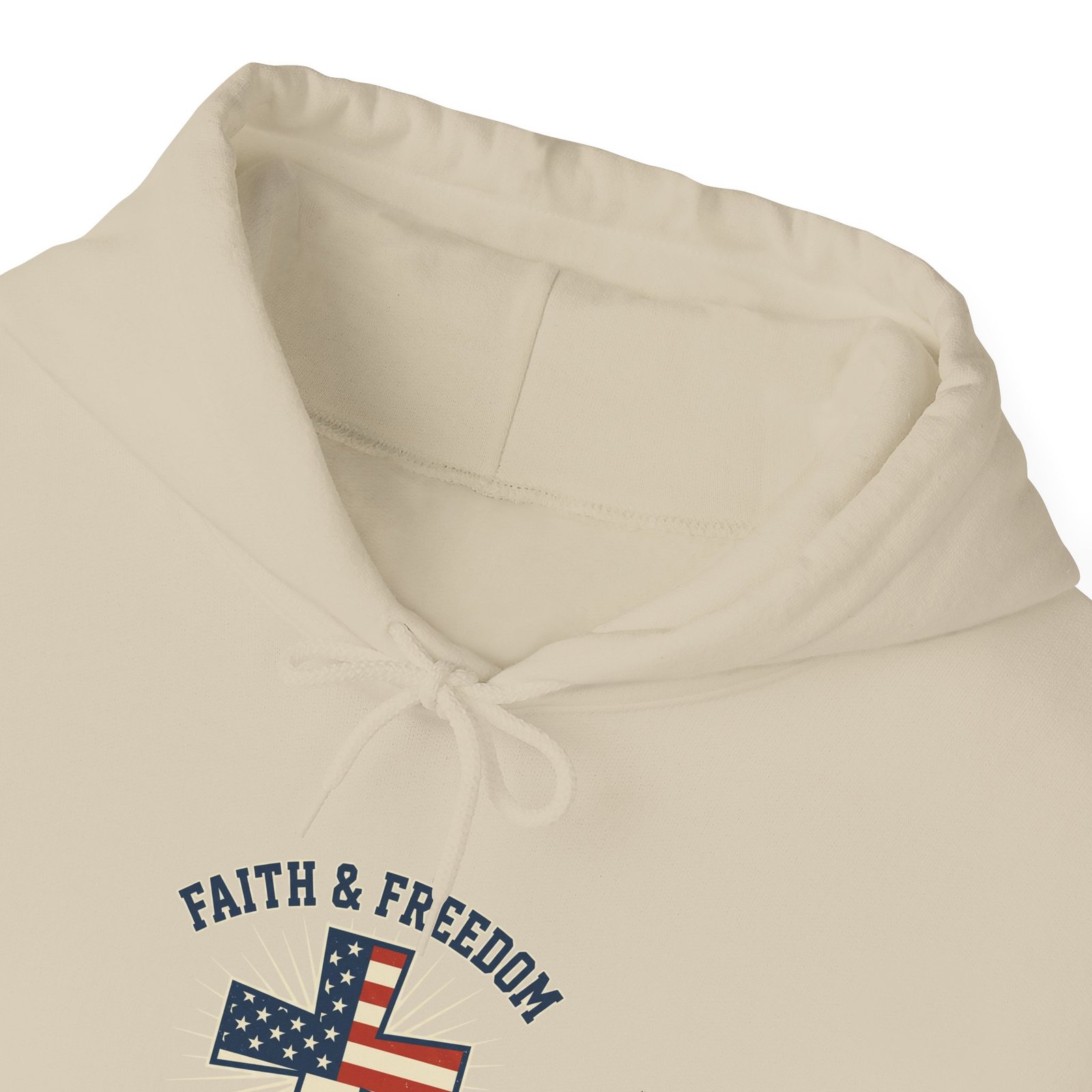 Faith & Freedom Flag Cross Hoodie | patriotic, faith-based, vintage Americana - Image 41