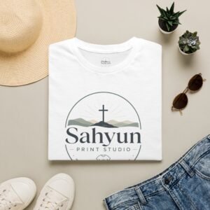 Faith Cross T-Shirt — Sahyun Print Studio Logo Tee