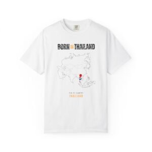 Born in Thailand T-Shirt — Country Map Graphic Tee