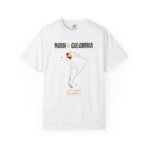 Born in Colombia T-Shirt — Country Map Graphic Tee