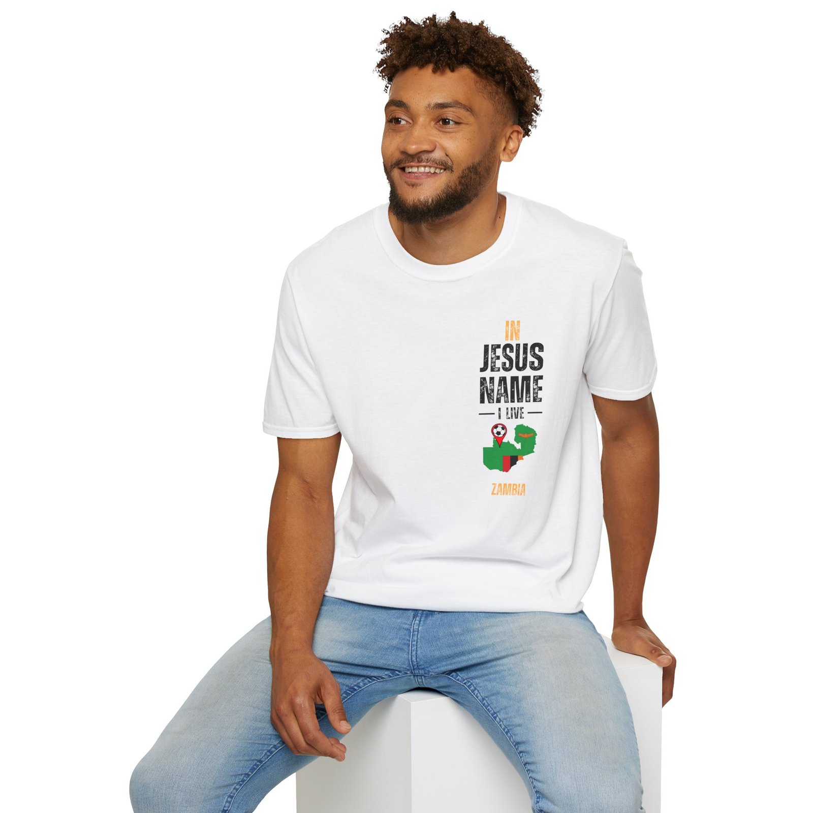 Zambia Game Day Jesus T-Shirt