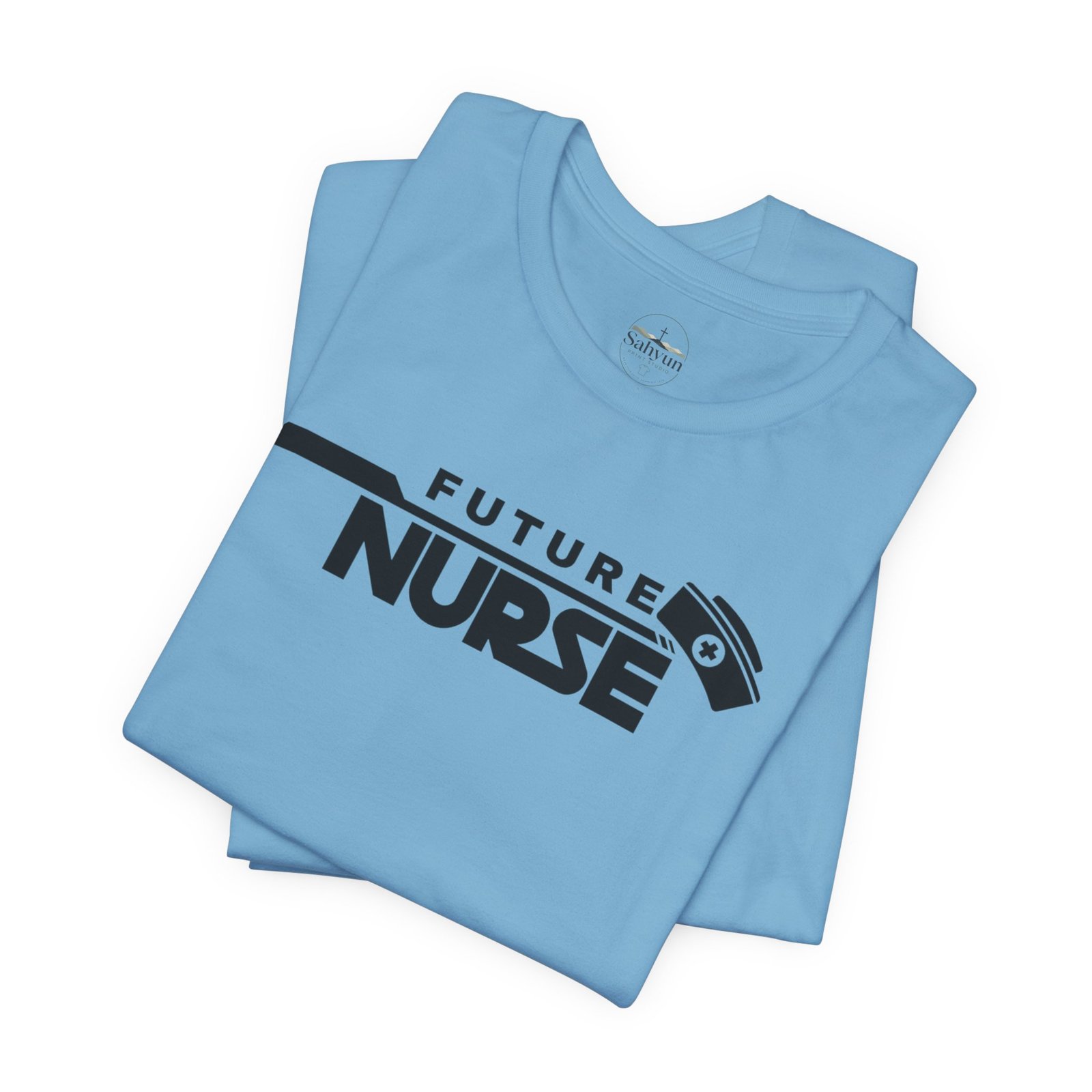 Future Nurse black print Tee - Image 15
