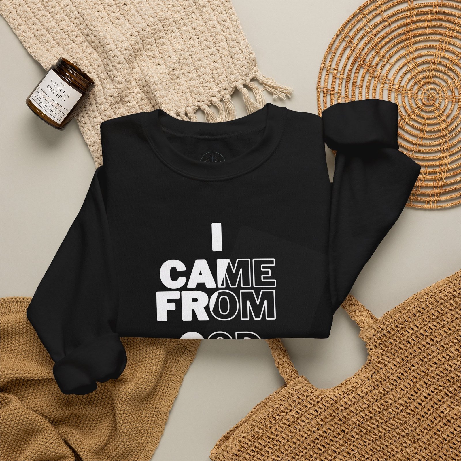From God Crewneck Sweatshirt - Image 4