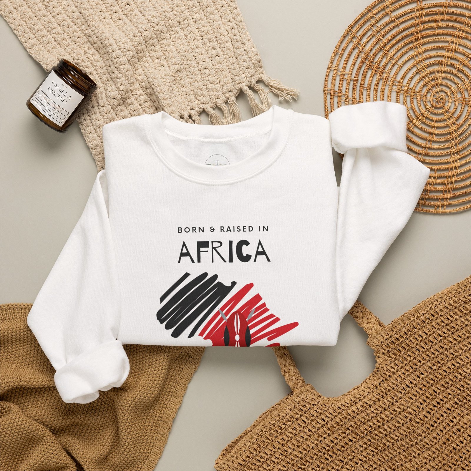 Born&Raised Kenya Crewneck Sweatshirt - Image 4