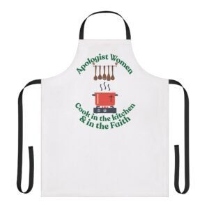 Apologist Women Apron, 5-Color Straps (AOP)