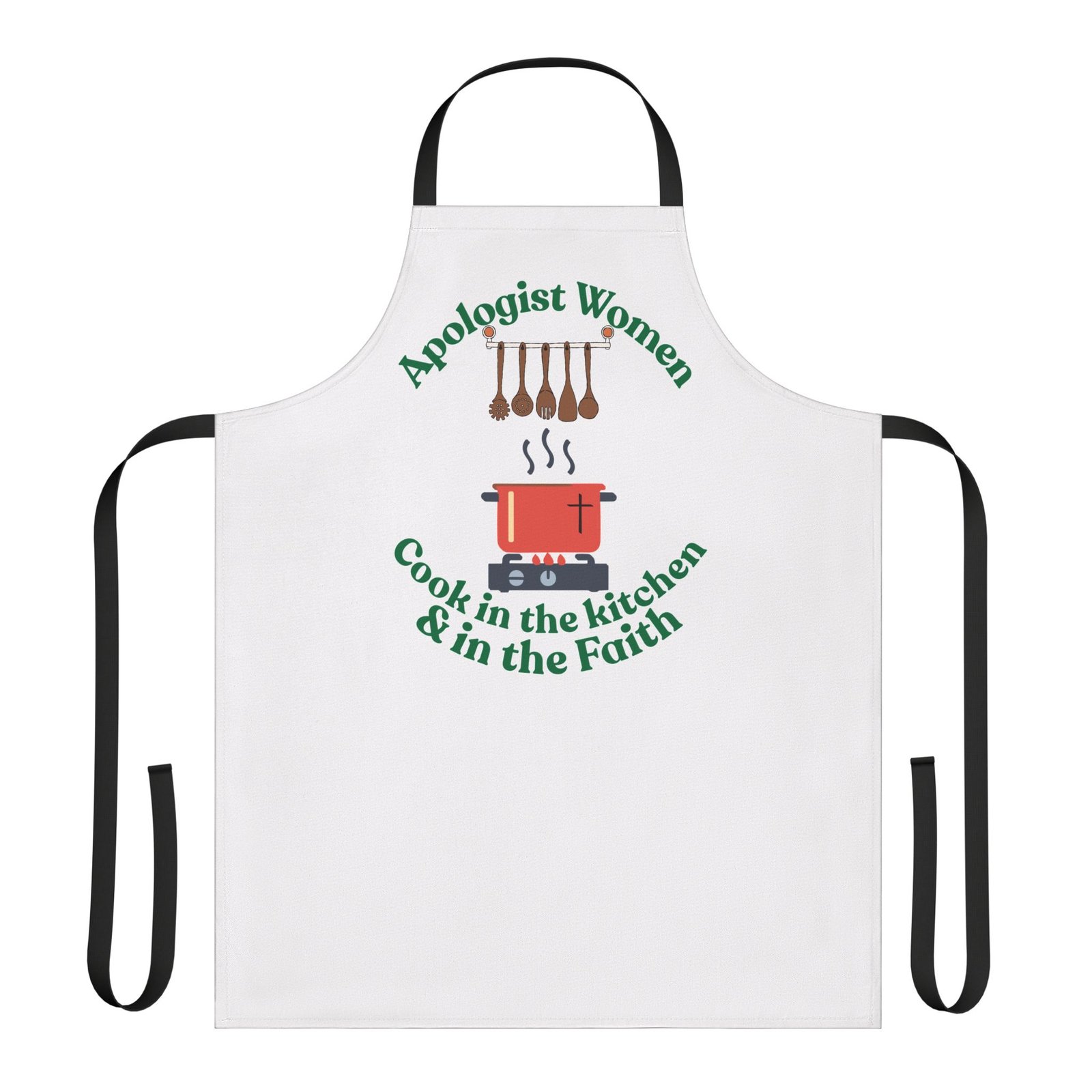 Apologist Women Apron, 5-Color Straps (AOP)
