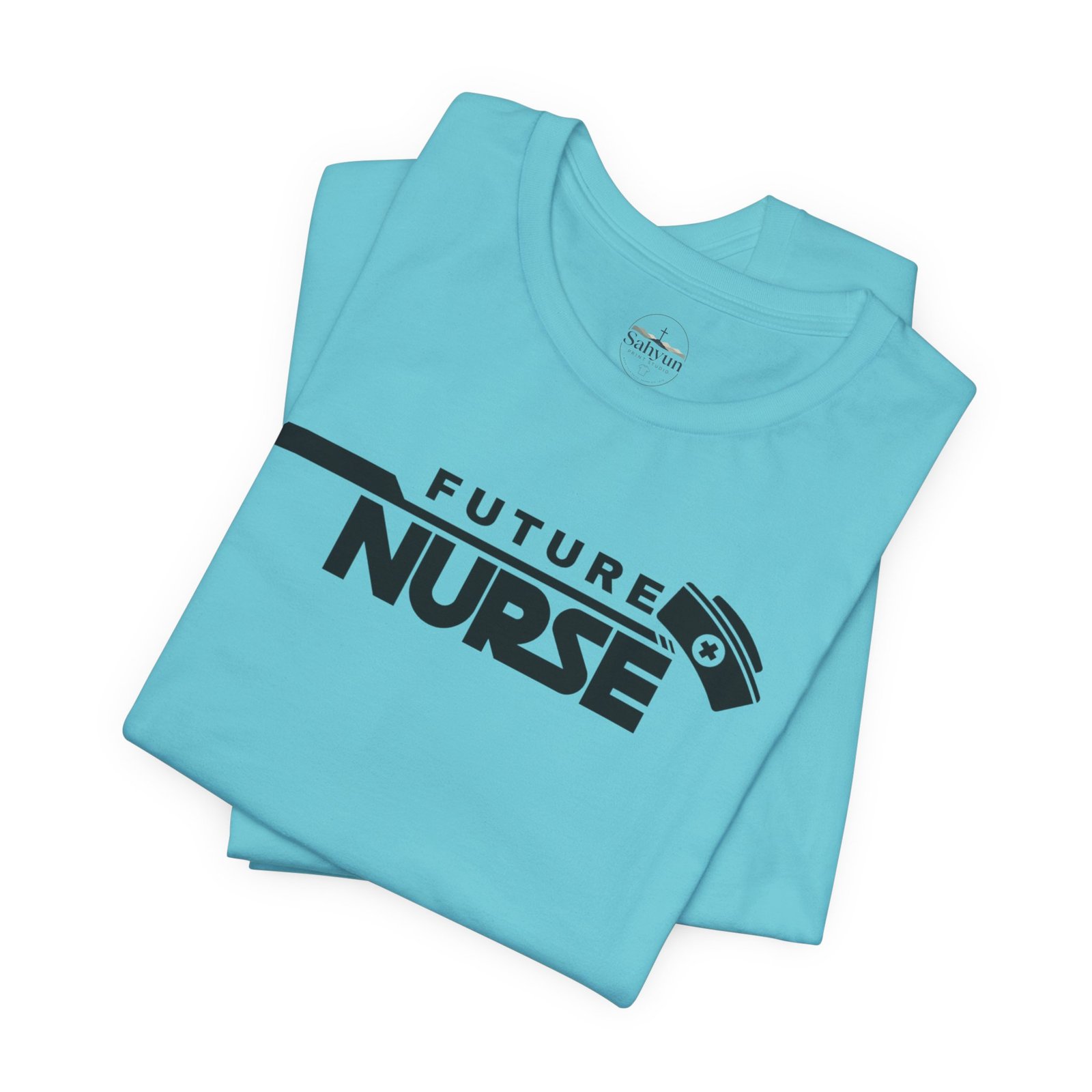 Future Nurse black print Tee - Image 7