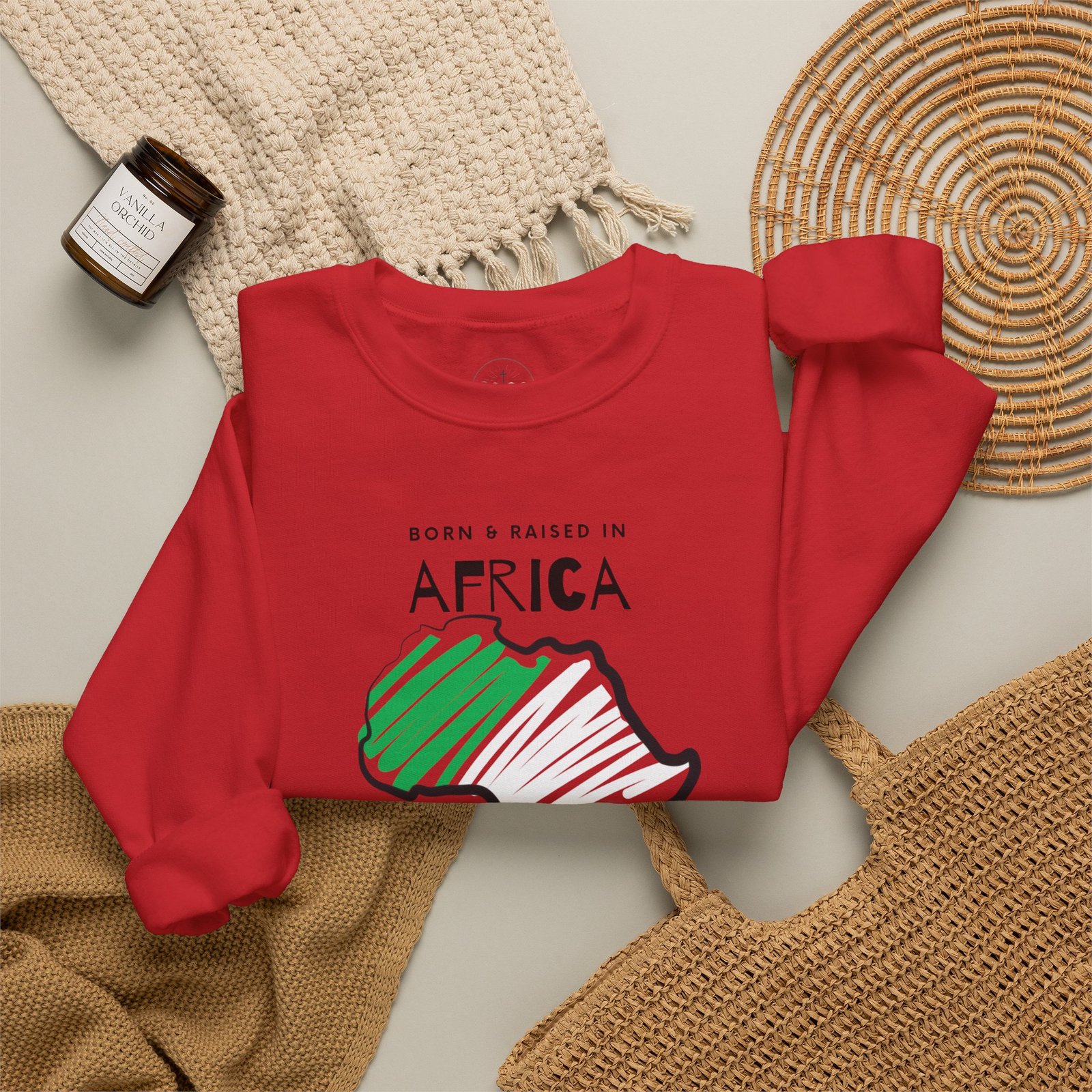 Born&Raised Nigeria Crewneck Sweatshirt - Image 12