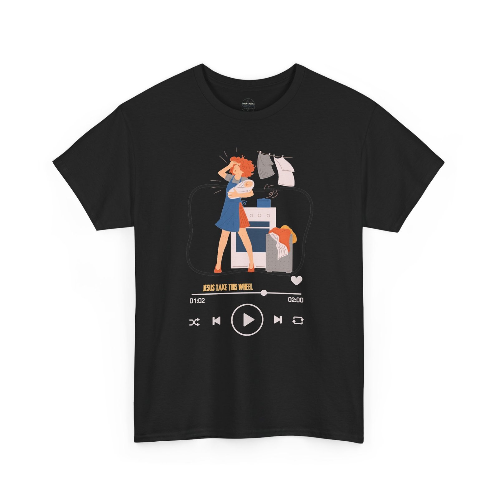 Jesus Take This Wheel Tee - Image 7