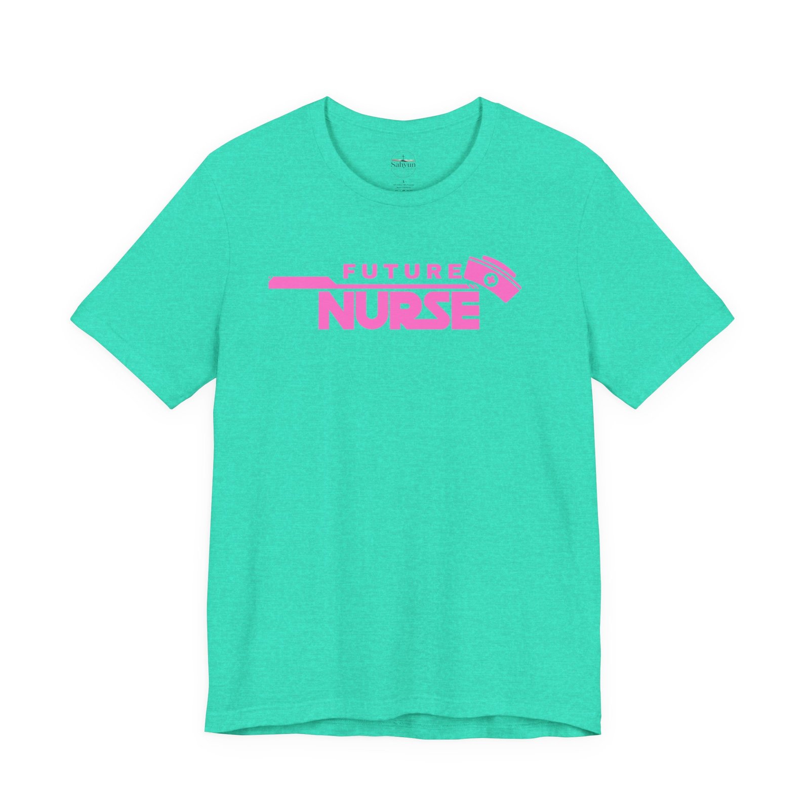 Future Nurse pink print Tee - Image 13