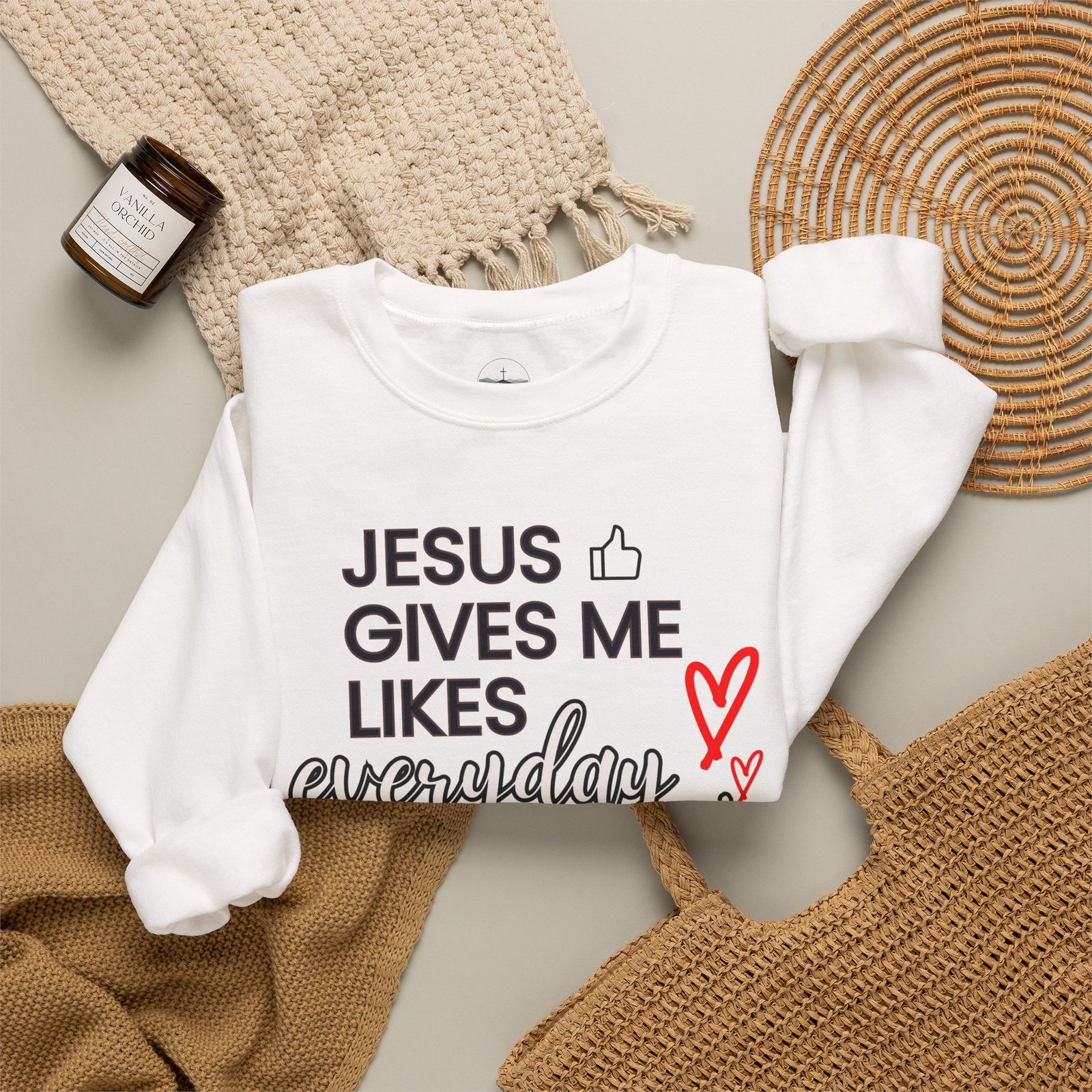 Jesus Likes Crewneck Sweatshirt - Image 4