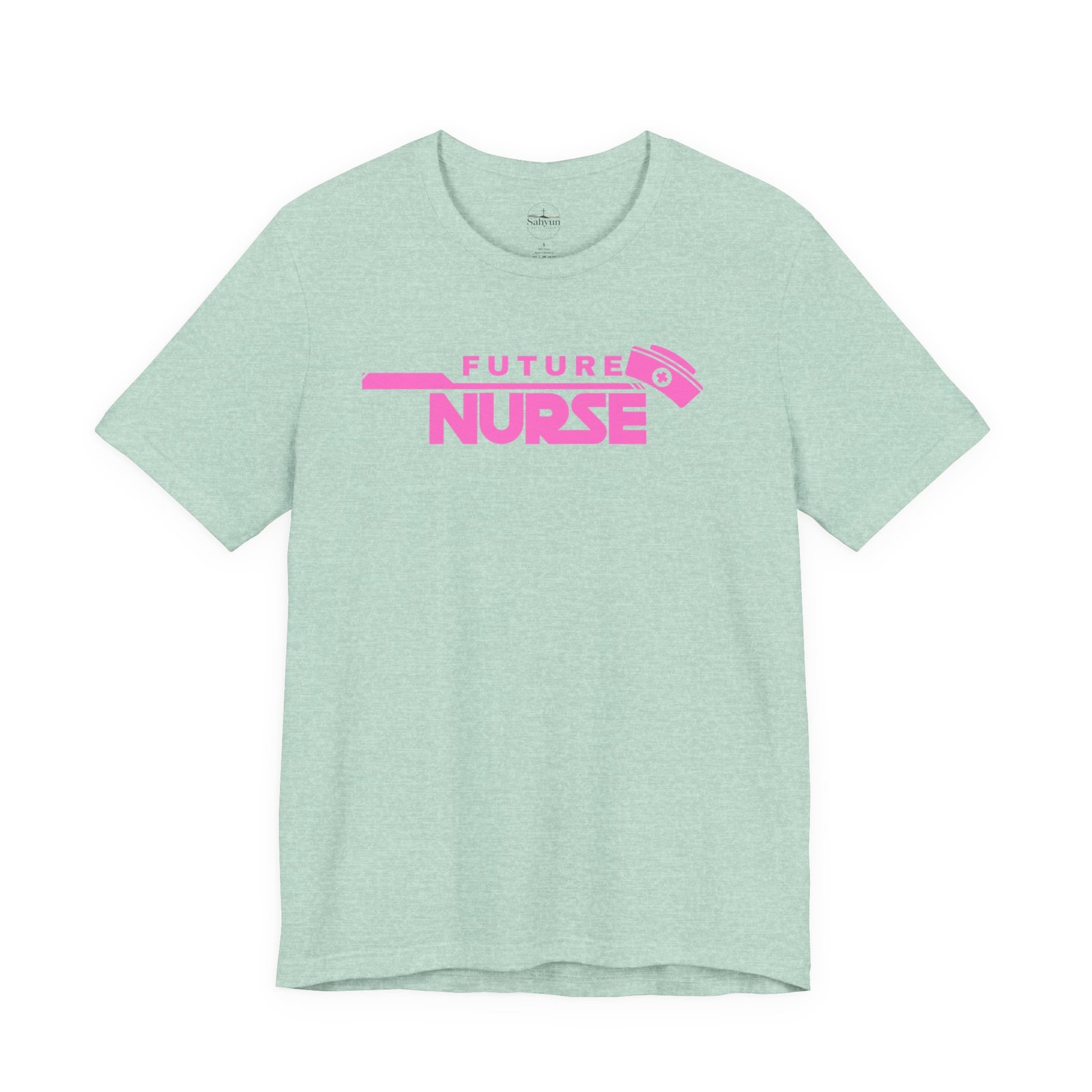 Future Nurse pink print Tee - Image 9